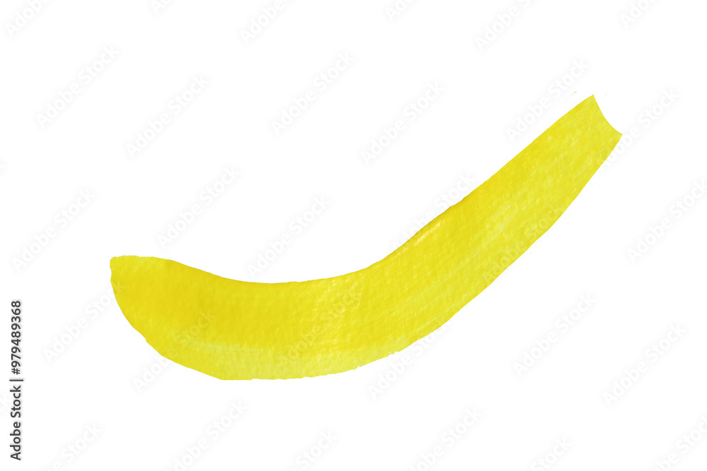 Yellow brush isolated with transparent image. Yellow brush isolated with transparent image.