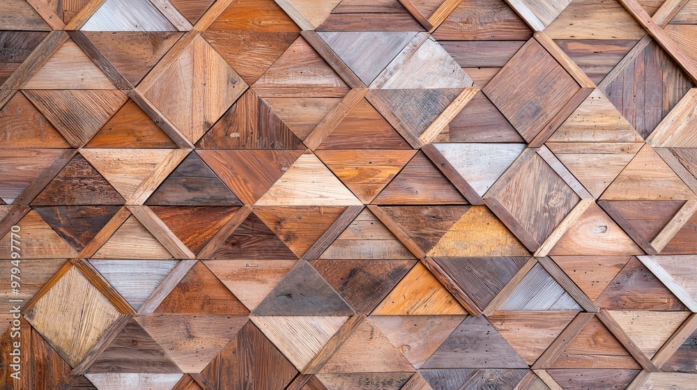 Recycled pallet wood arranged in a modern, geometric wall art design, highlighting natural grain and eco-friendly aesthetics recycle pallet wood design Recycled pallet wood arranged in a modern, geometric wall art design, highlighting natural grain and eco-friendly aesthetics recycle pallet wood design