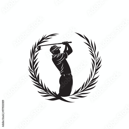 golf tournament logo, golf tournament vector