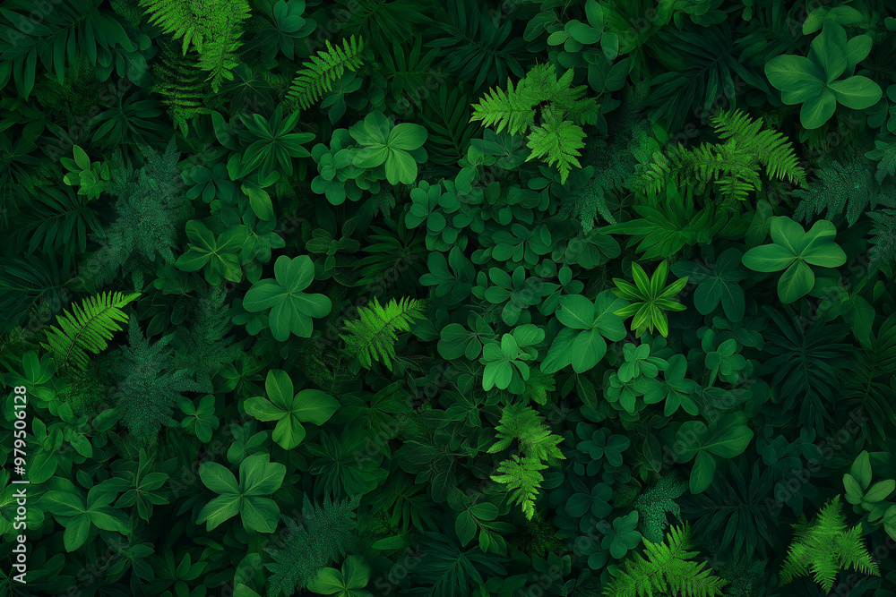 A lush green forest with many trees A lush green forest with many trees