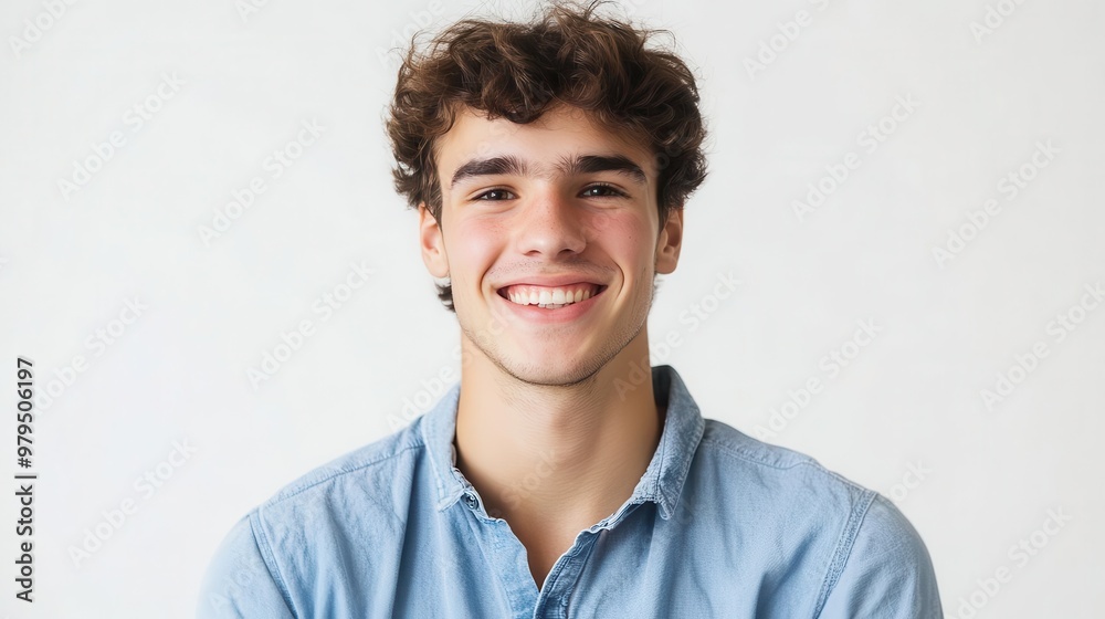 confident smiling young man looking at camera on white background professional headshot portrait confident smiling young man looking at camera on white background professional headshot portrait