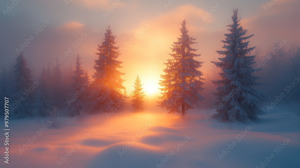 Serene Winter Morning: Fog over Snow-Covered Trees at Dawn - Sony A7S III Shot Serene Winter Morning: Fog over Snow-Covered Trees at Dawn - Sony A7S III Shot