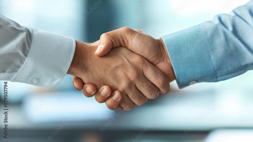 Business people shaking hands after signing a contract with the company to do business together. Business people shaking hands after signing a contract with the company to do business together.