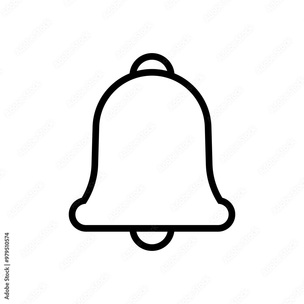 Notification bell sign Notification bell sign