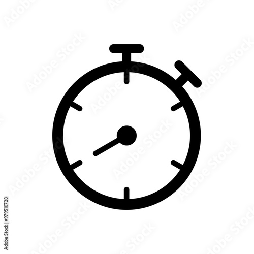 Outline stopwatch icon