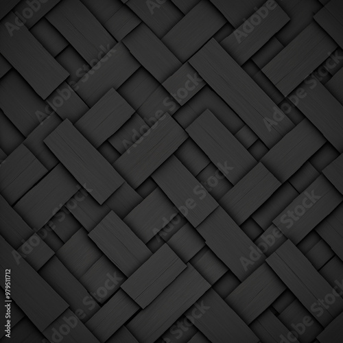 A black and white photo of wood grain with a pattern of squares