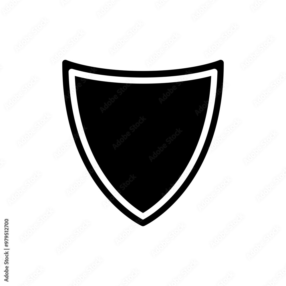 Simple shield icon Simple shield icon