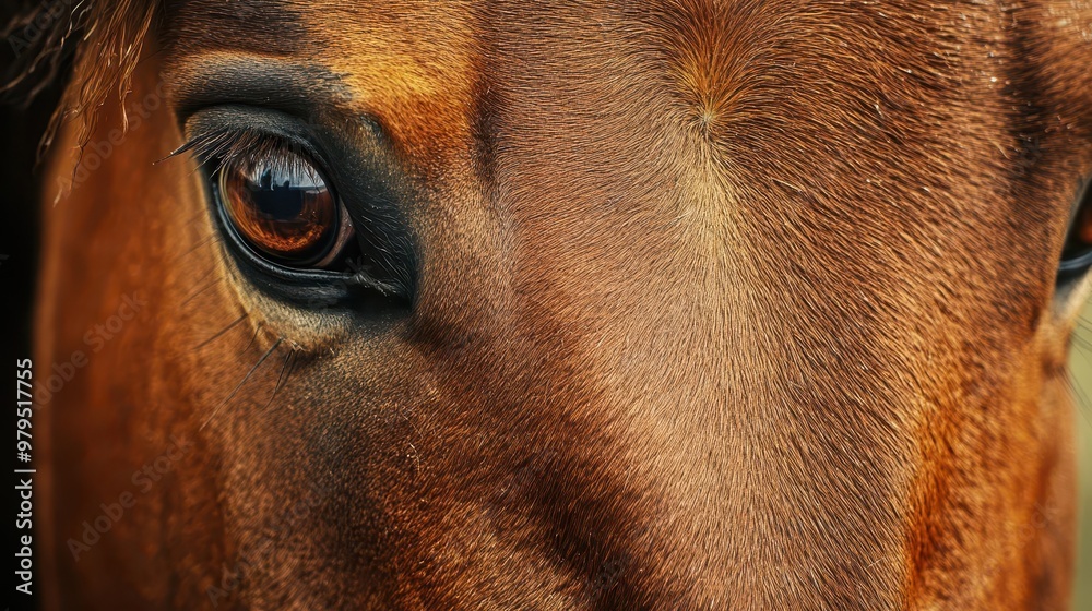 extreme closeup of horse eyes with captivating front view animal portrait with copy space banner digital illustration extreme closeup of horse eyes with captivating front view animal portrait with copy space banner digital illustration