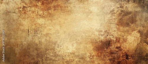 Grunge texture background with rough edges and faded details creating an aged, vintage look in muted tones