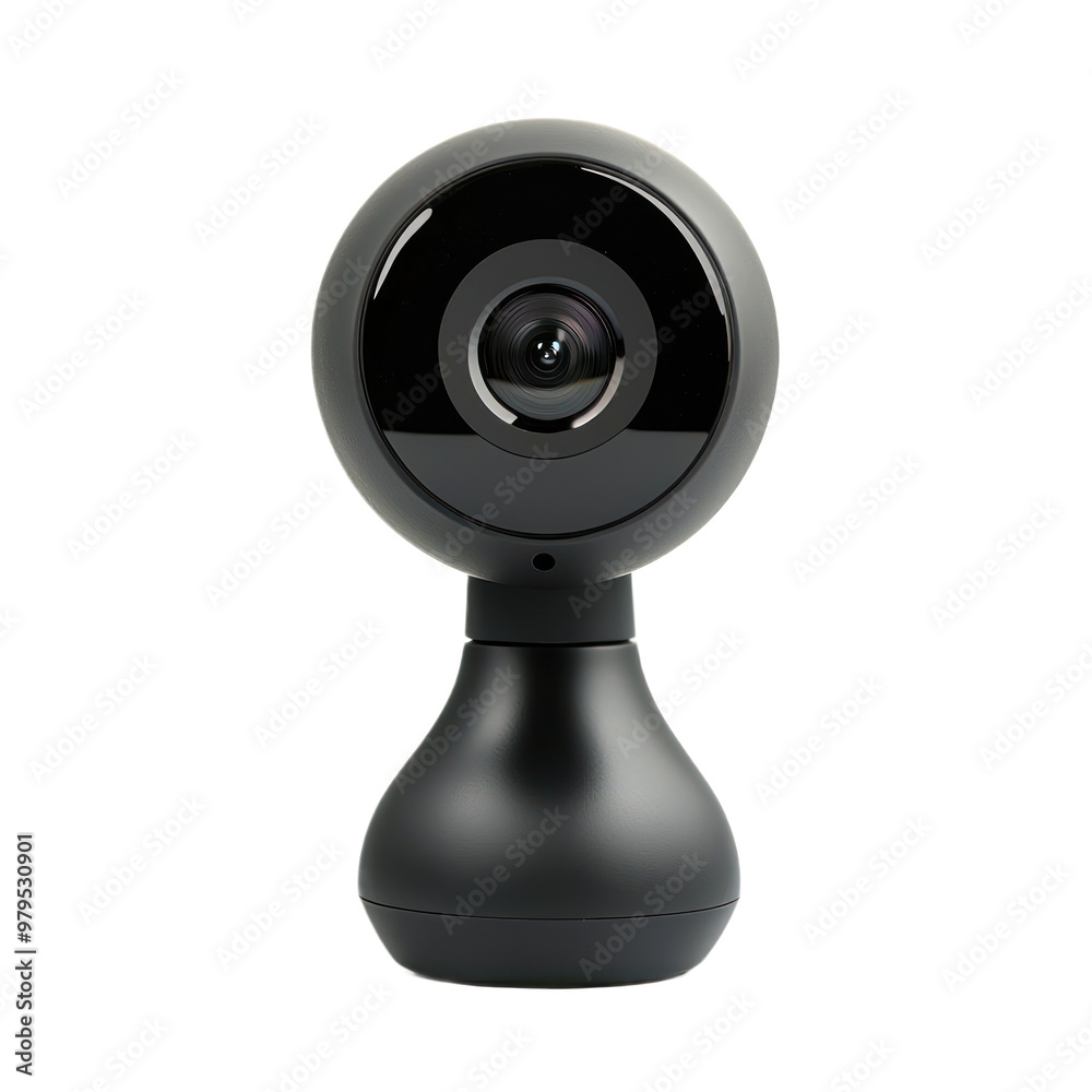 Webcam front view isolate on transparent background Webcam front view isolate on transparent background
