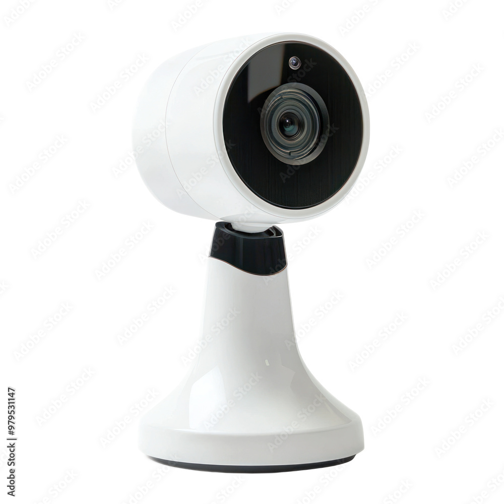 Webcam side view isolate on transparent background Webcam side view isolate on transparent background