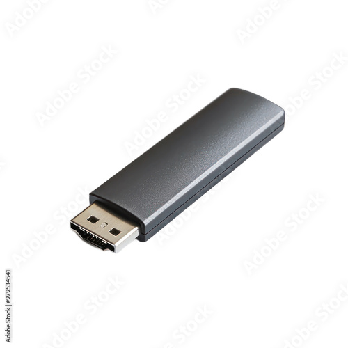 USB Flash Drive front view isolate on transparent background