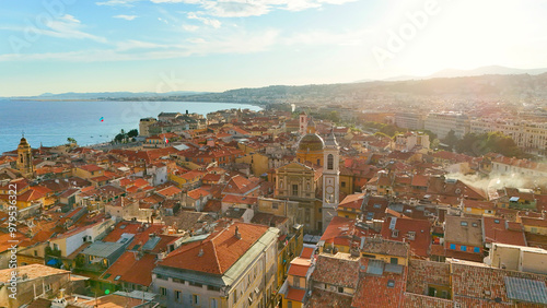 Nice, France - bird's eye view