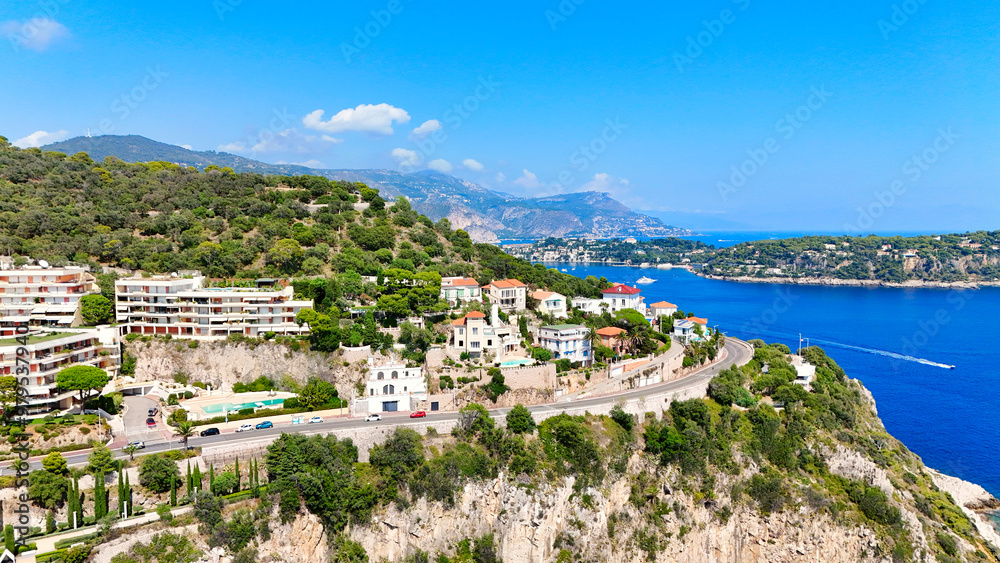 Fototapeta premium Nice, France - bird's eye view