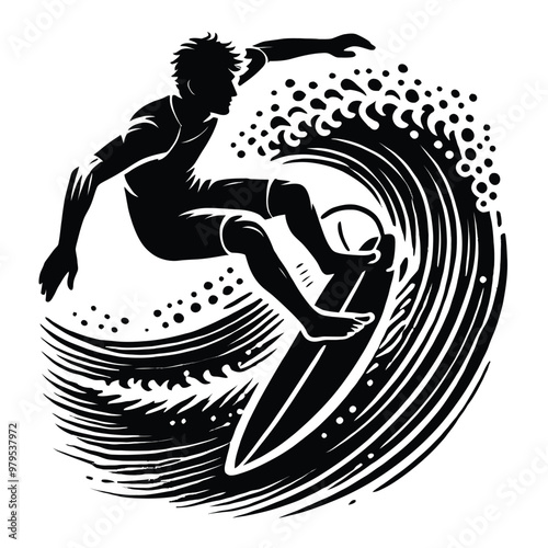 Surfer Cutback