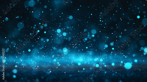 A blue background with many small blue dots