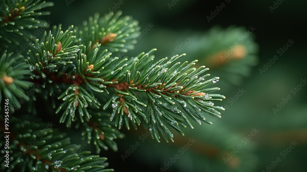 Dewy Pine Branch Dewy Pine Branch