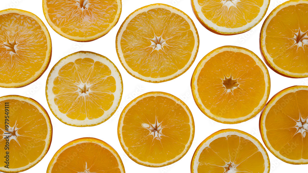 Vibrant Orange Slices Background Vibrant Orange Slices Background