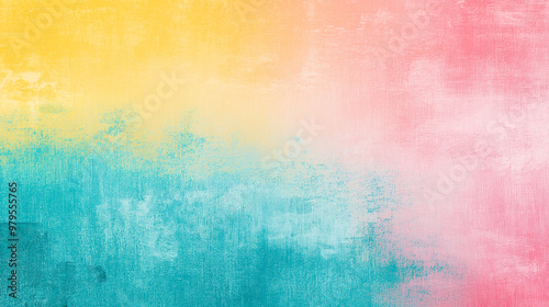 A colorful background with a blue stripe and pink and yellow stripes