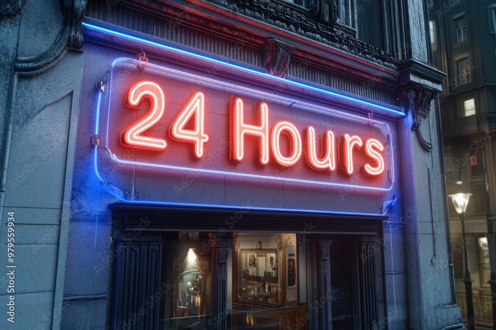 3D illustration of neon letter sign with the quote 3D illustration of neon letter sign with the quote