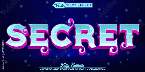 Wallpaper Mural Cartoon Secret Vector Editable Text Effect Template Torontodigital.ca
