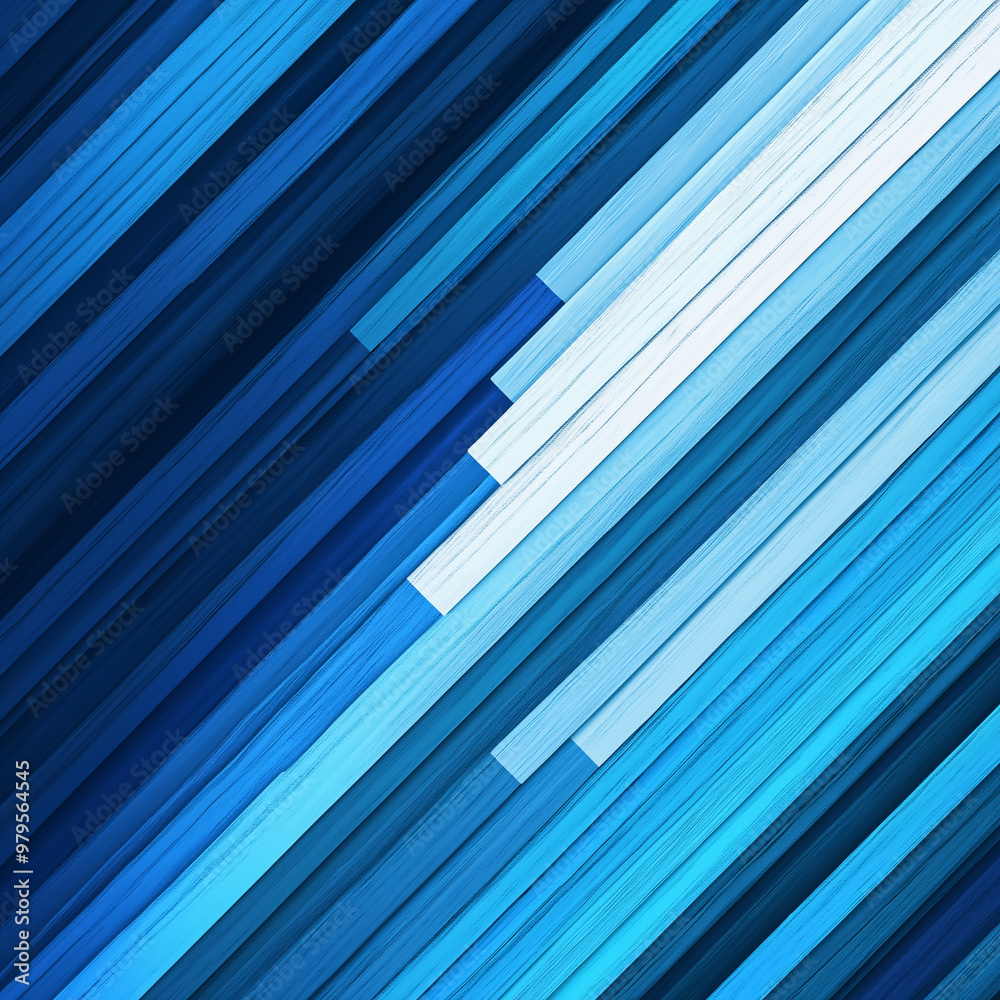 Fototapeta premium A blue and white striped background with a blue stripe