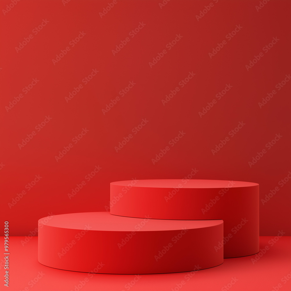 podium with red carpet podium with red carpet