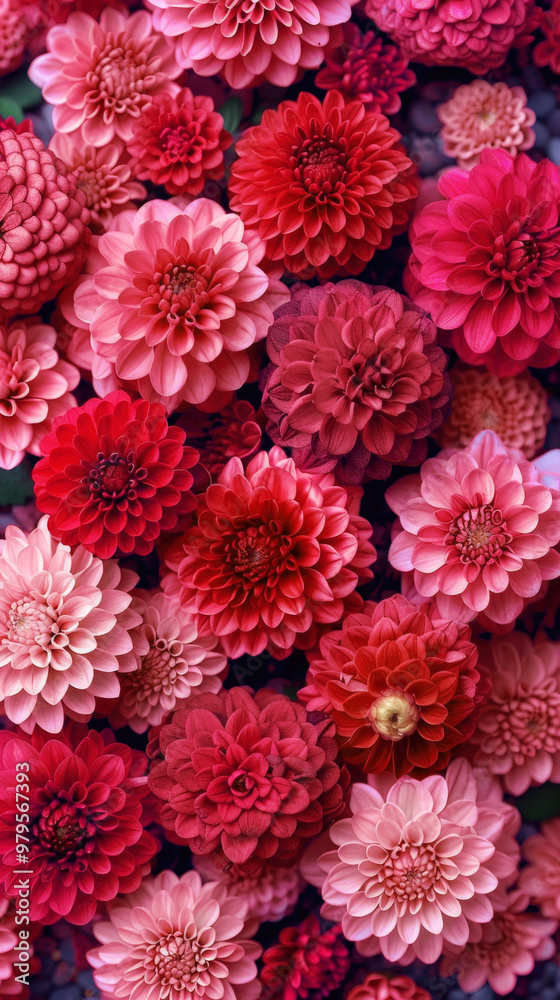 Gentle flowers of autumn dahlia abstract image Gentle flowers of autumn dahlia abstract image