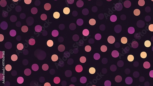 Colorful Polka Dot Abstract Background