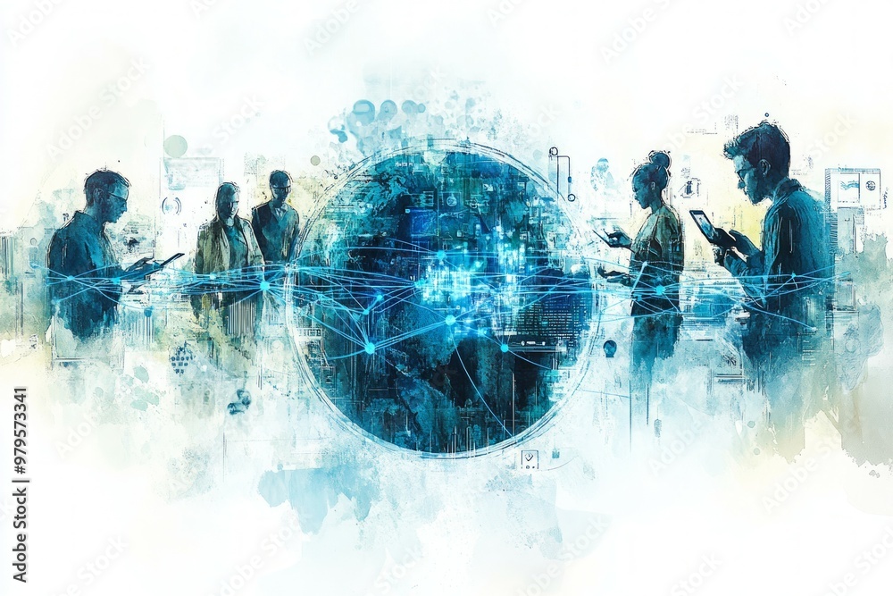 Obraz premium Empowered by Access, Digital Inclusion and Equity