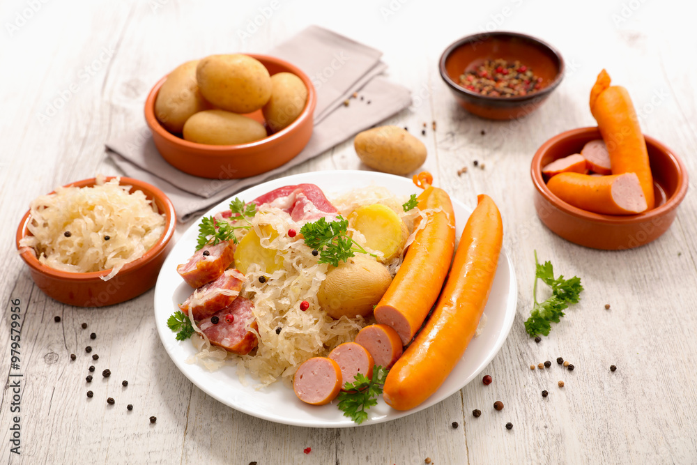 Traditional Choucroute – Hearty and Delicious Alsatian Dish Traditional Choucroute – Hearty and Delicious Alsatian Dish