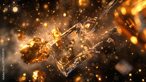 Elemental Symphony The Clash of Ice and Gold in a Dark Universe