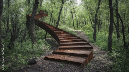 Khabez staircase, Stavropol photo