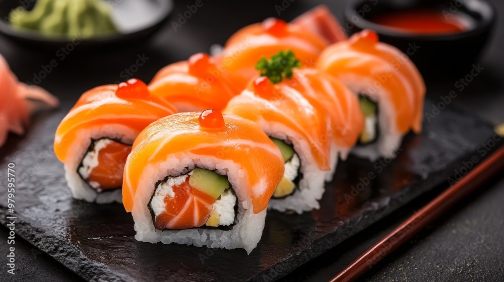 Salmon sushi