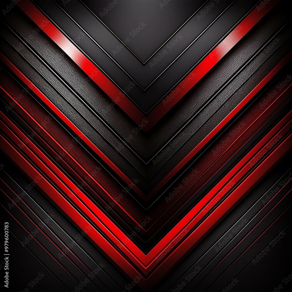 Sleek Matte Black with Red Accents: A Modern Abstract Pattern Sleek Matte Black with Red Accents: A Modern Abstract Pattern