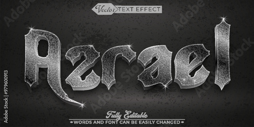  Azrael Vector Editable Text Effect Template
