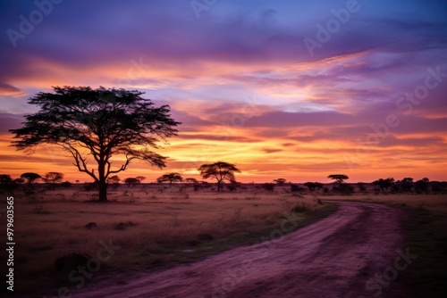Africa landscape grassland outdoors.