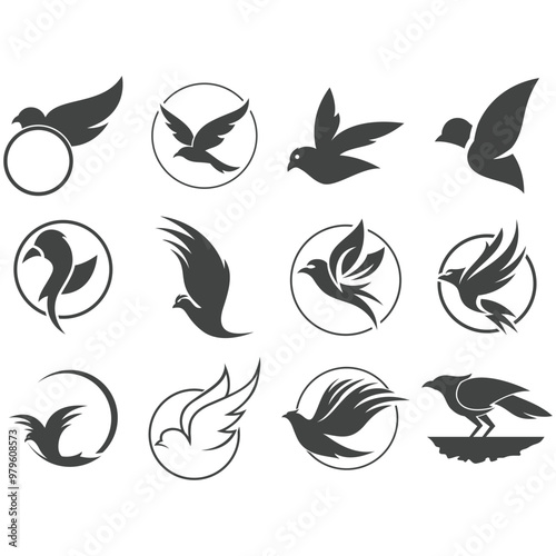 Collection of bird logos