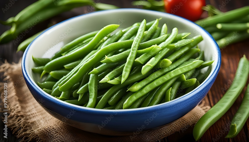 Healthy Steamed Frozen Green Beans in a Bowl
Healthy Steamed Frozen Green Beans in a Bowl