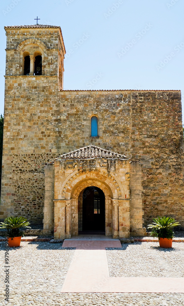 Naklejka premium Basilica Minore e Santuario Maria SS. Regina di Anglona,Matera,Basilicat,Italy
