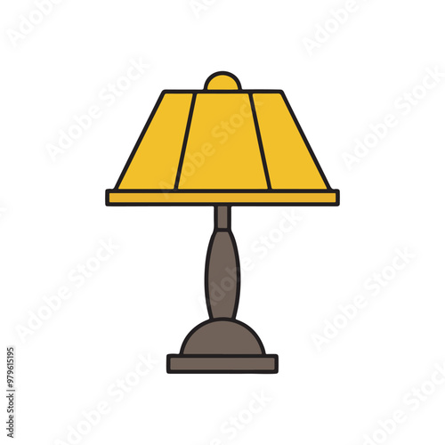 modern and retro table lamp light and bedside lamp. A modern design icon of table lamp. colorful table and floor lamps for home and office. Vector illustration.