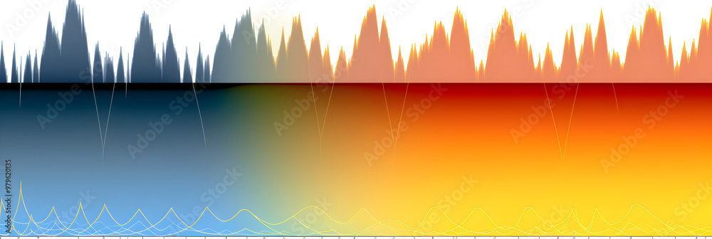 Hz Visual Pattern Visual Representation of a 600 Hz frequency Signal in Waveform Stock ...