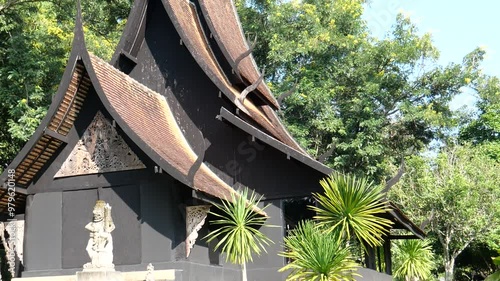 The Black House (Baan Dam Museum), Chiang Rai, Thailand. It is one of the main tourist attractions in Chiang Rai, Thailand photo