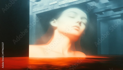 Abstract surreal landscape