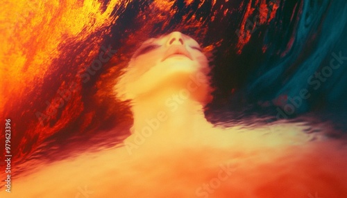 Surreal abstract landscape