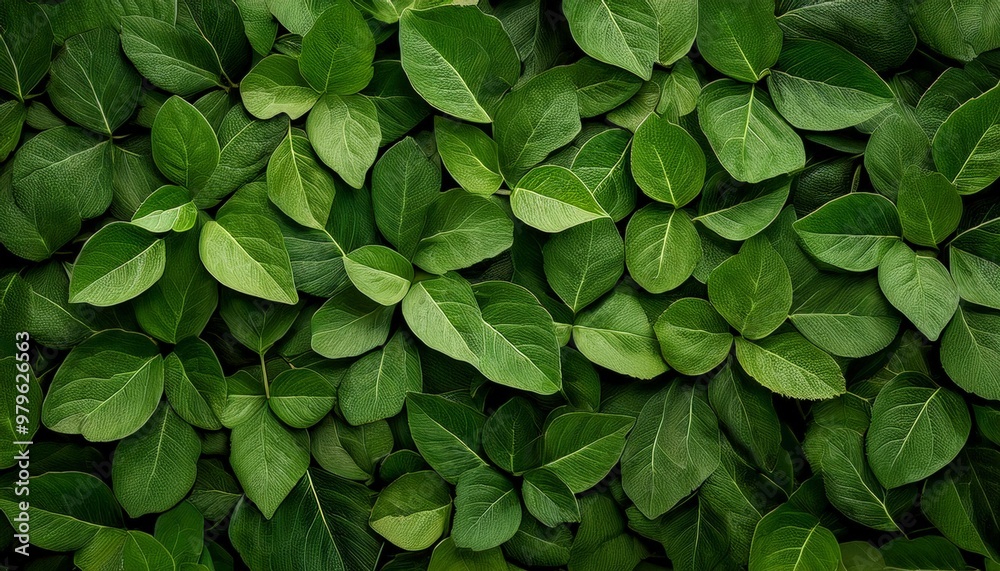 Leafy greens repeated pattern Leafy greens repeated pattern