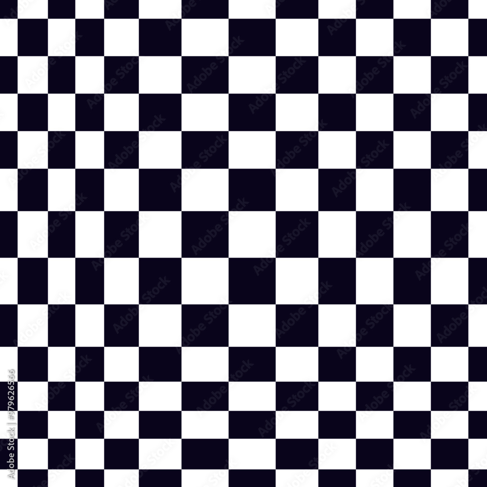 Fototapeta premium Psychedelic checkerboard pattern