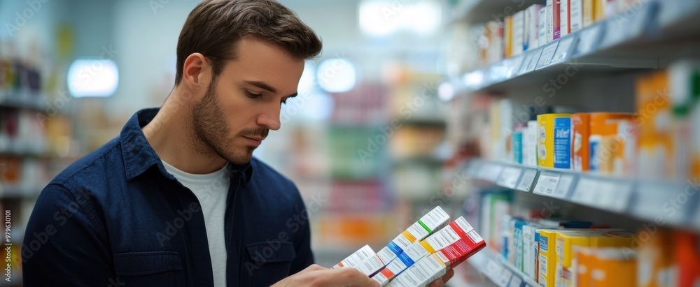 The Man in Pharmacy Aisle The Man in Pharmacy Aisle