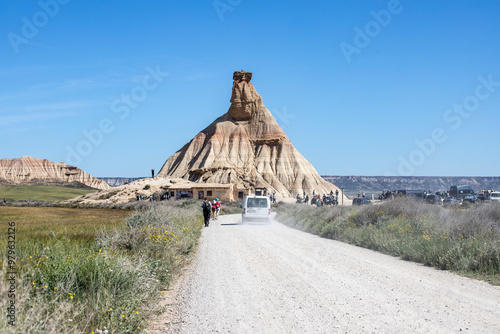 Désert de Bardenas en Espagne, site touristique