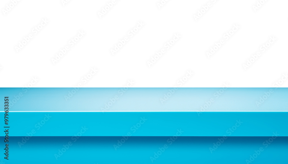 blue table mockup border isolated on transparent background cutout blue table mockup border isolated on transparent background cutout